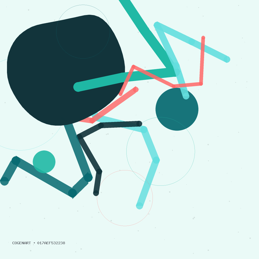 Electric Shopping generative artwork
